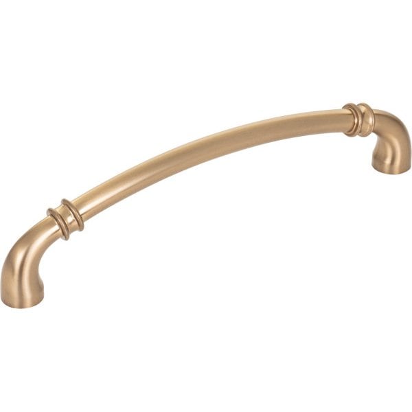 Jeffrey Alexander 160 mm Center-to-Center Satin Bronze Marie Cabinet Pull - 445-160SBZ