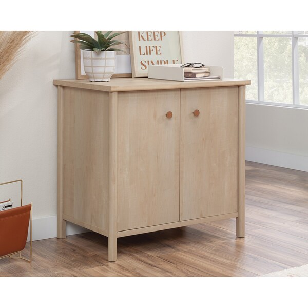Sauder Whitaker Point Storage Cabinet Nm , Top features strong and lightweight 1 in. panel construction - 429373