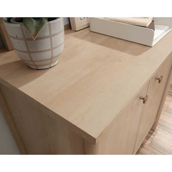 Sauder Whitaker Point Storage Cabinet Nm , Top features strong and lightweight 1 in. panel construction - 429373