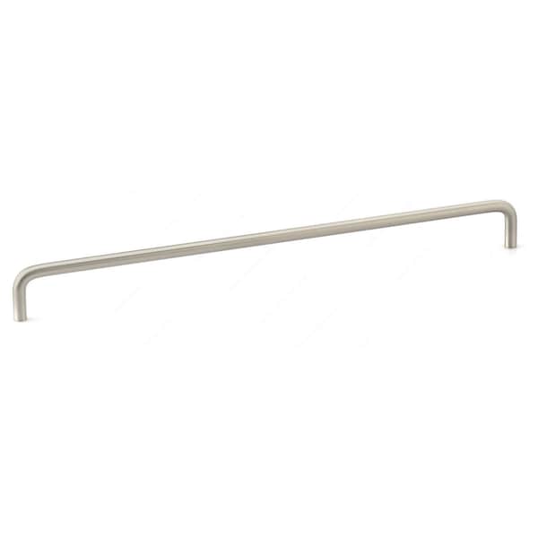 Richelieu 12-5/8 in. (320 mm) Center-to-Center Brushed Nickel Contemporary Drawer Pull - BP2288320195
