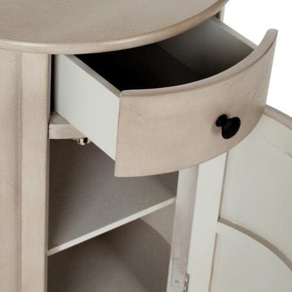 Safavieh Toby Oval Cabinet - Vintage Grey - AMH5712A