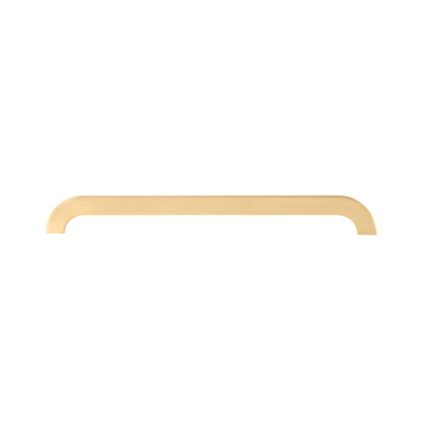 Richelieu 12 5/8 in (320 mm) Center-to-Center Brushed Gold Contemporary Cabinet Pull - 7381320165