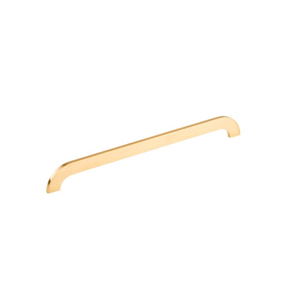 Richelieu 12 5/8 in (320 mm) Center-to-Center Brushed Gold Contemporary Cabinet Pull - 7381320165