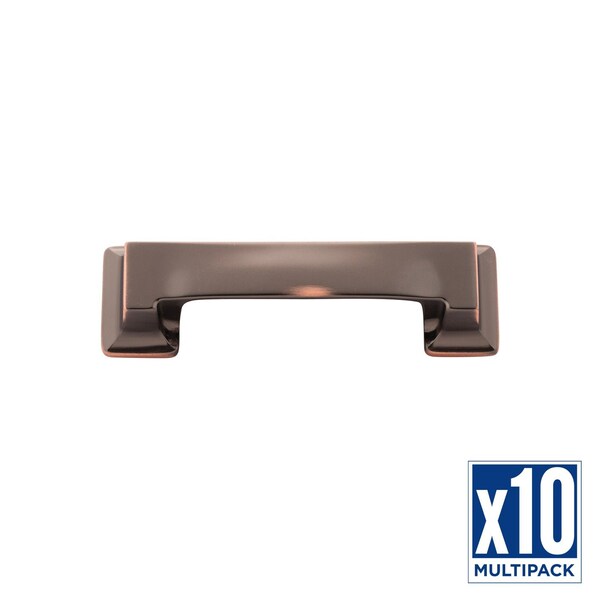 Hickory Hardware Cup Pull 3 Inch & 3-3/4 Inch (96mm) Center to Center, 10PK - P3013-OBH-10B