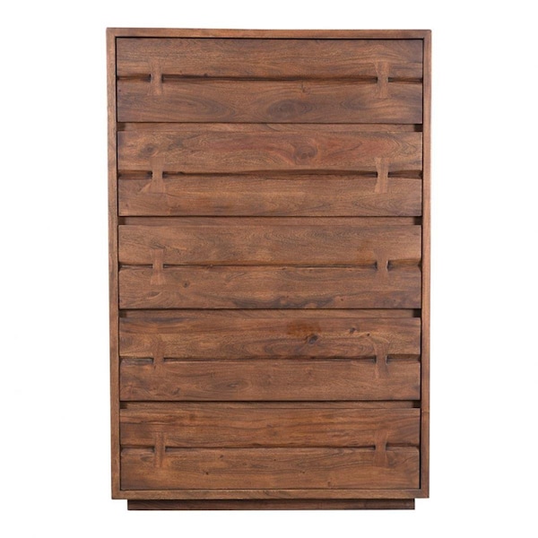 Moes Home Collection Madagascar Chest, Brown - 54 x 36 x 18 in. - VE-1045-03