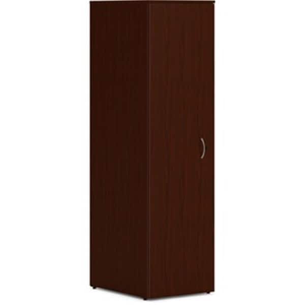 Seatsolutions 18 x 24 x 65 in. Cabinet Wardrobe, Mahogany - SE2491241