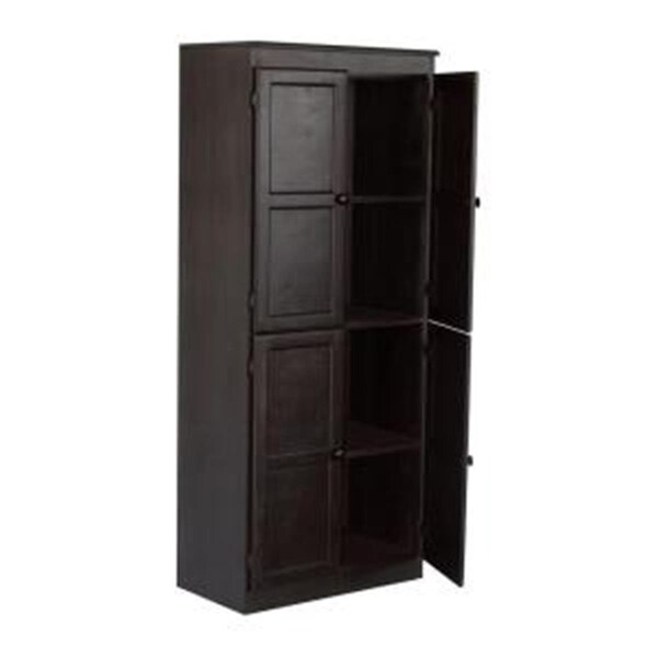 Concepts In Wood Multi-use Storage Cabinet- Espresso Finish 5 Shelves - KT613B-3072-E