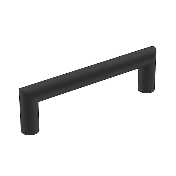 Amerock Revolve 3-3/4 in 96 mm Center-to-Center Matte Black Cabinet Pull - BP36852FB