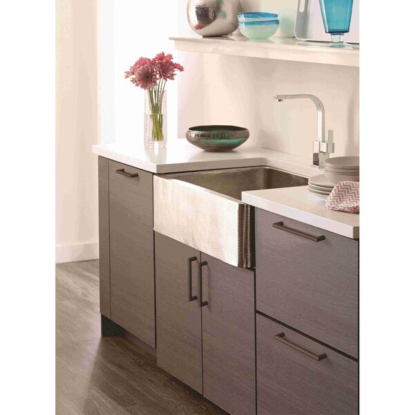 Amerock Revolve 3-3/4 in 96 mm Center-to-Center Matte Black Cabinet Pull - BP36852FB