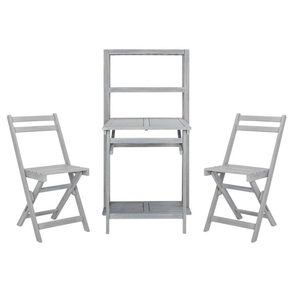 Safavieh Griffen Balcony Dining Cabinet, Ash Grey - PAT6756C