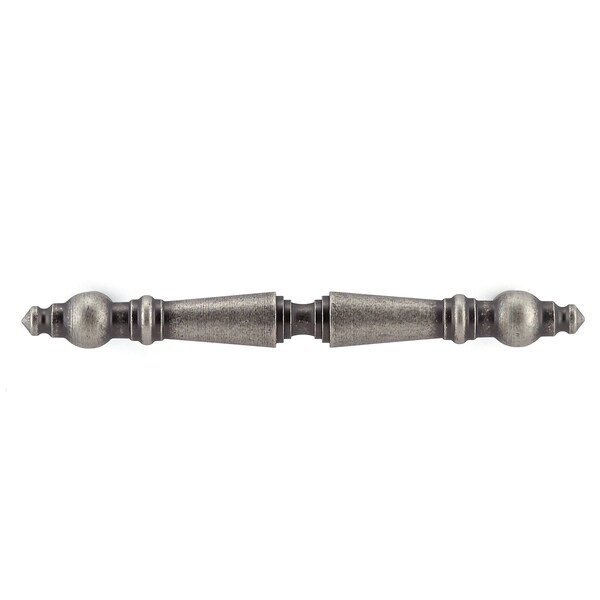 Richelieu 3-1/2 in. (89 mm) Center-to-Center Pewter Traditional Drawer Pull - BP1454142
