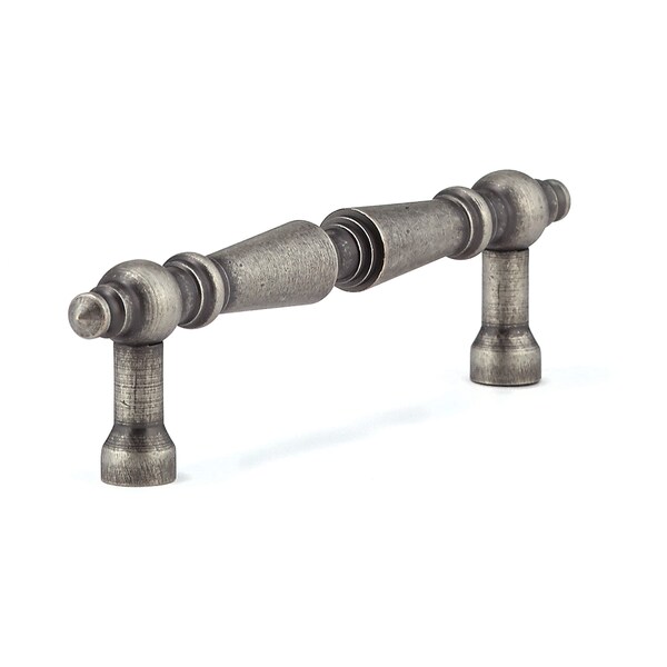 Richelieu 3-1/2 in. (89 mm) Center-to-Center Pewter Traditional Drawer Pull - BP1454142
