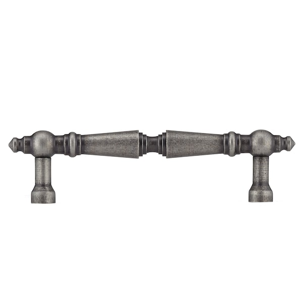 Richelieu 3-1/2 in. (89 mm) Center-to-Center Pewter Traditional Drawer Pull - BP1454142