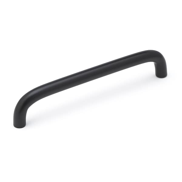 Richelieu 5-1/16 in. (128 mm) Center-to-Center Matte Black Functional Drawer Pull - BP33285900