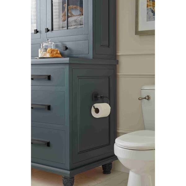 Amerock Appoint 5-1/16 in & 6-5/16 in 128 mm & 160 mm Center-to-Center Matte Black Cabinet Cup Pull - BP36763FB