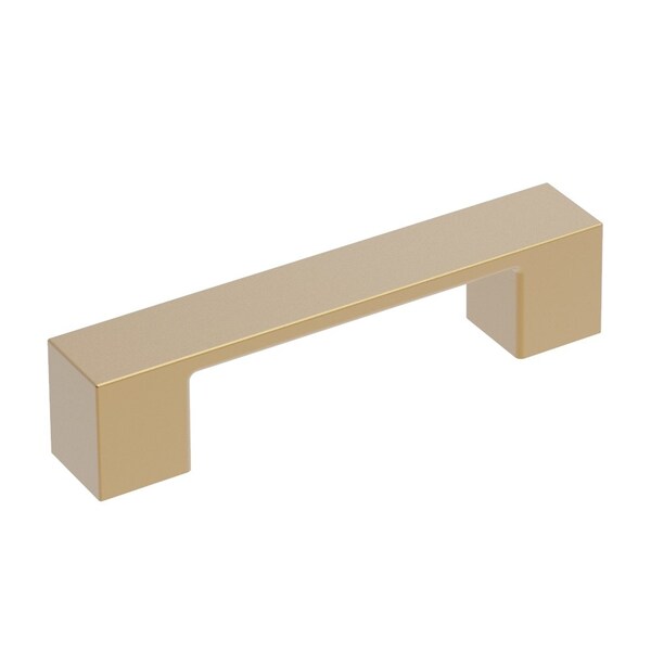 Heritage Designs Contemporary Pull 3 Inch Center to Center Brushed Brass Finish, 10PK - R077751BBX10B