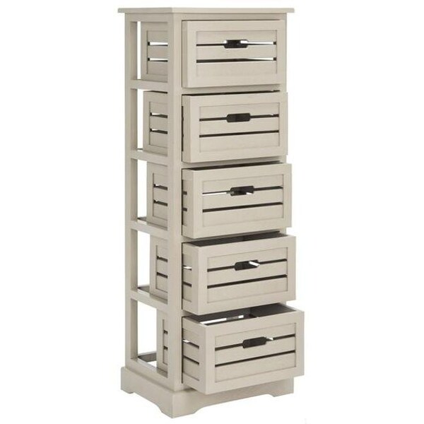 Safavieh Sarina 5 Drawer Cabinet - Grey - AMH5714C