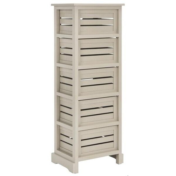 Safavieh Sarina 5 Drawer Cabinet - Grey - AMH5714C