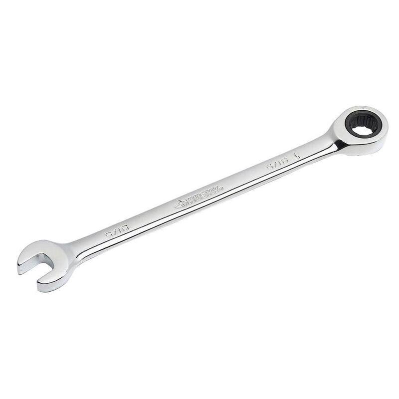 Husky 5/16 in. 12-Point SAE Ratcheting Combination Wrench - HRW516