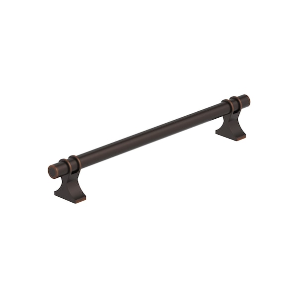 Amerock Davenport 7-9/16 inch 192mm Center-to-Center Oil-Rubbed Bronze Cabinet Pull - BP36618ORB