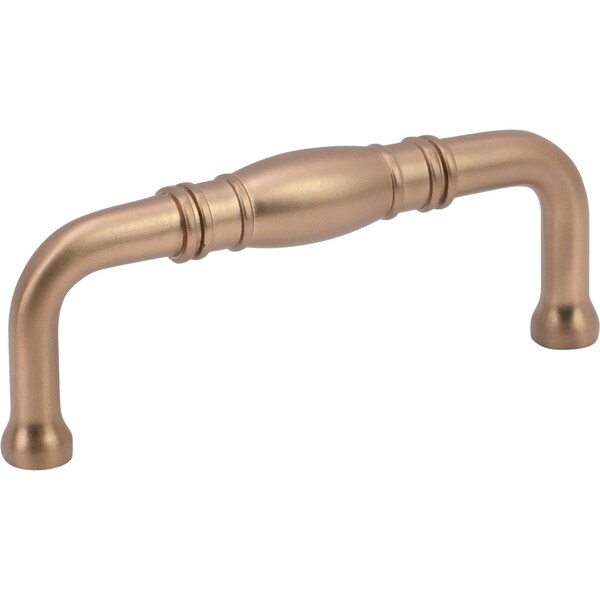 Designperfect 3'' Center-to-Center Handle Pull, Champagne Bronze/Gold, 25PK - DPA25R572CBZ