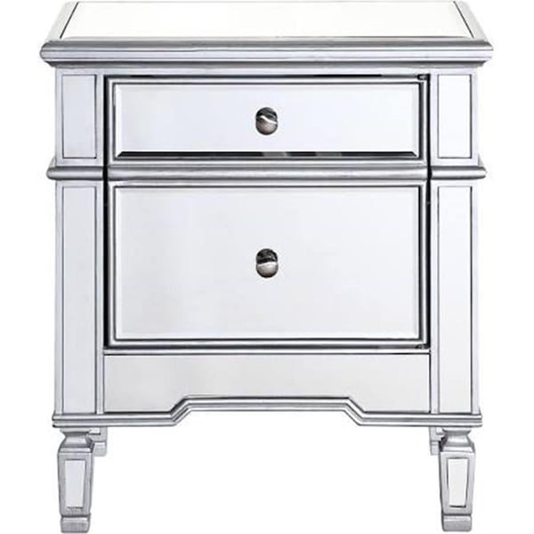 Highboy Chamberlan Console Cabinet Silver paint 27 x 24 x 16 in - HI726526