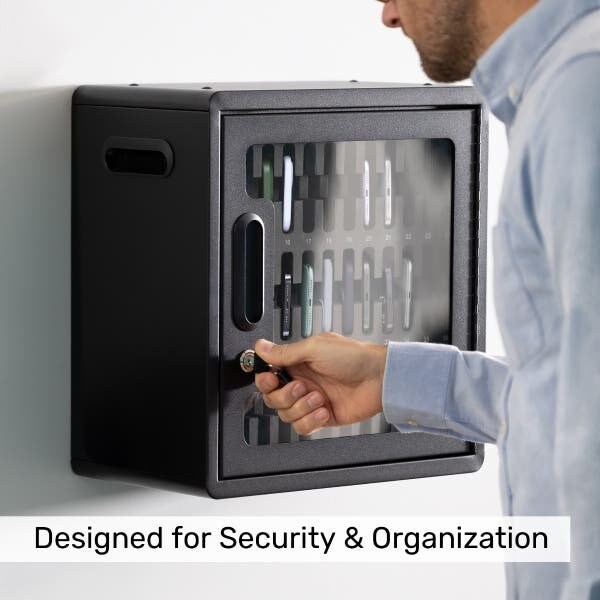 Luxor CellGuard Cell Phone Storage Cabinet with Wall-Mount Kit - CHZZ002