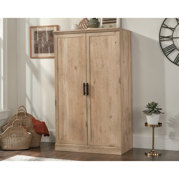 Sauder Aspen Post Storage Cabinet Pmo , Hidden storage behind doors for optimal organization - 433964