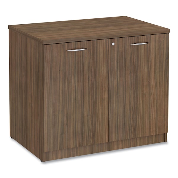 Alera Alera Valencia Storage Cabinet, 34w x 22 7/8d x 29 5/8h, Modern Walnut - VA613622WA