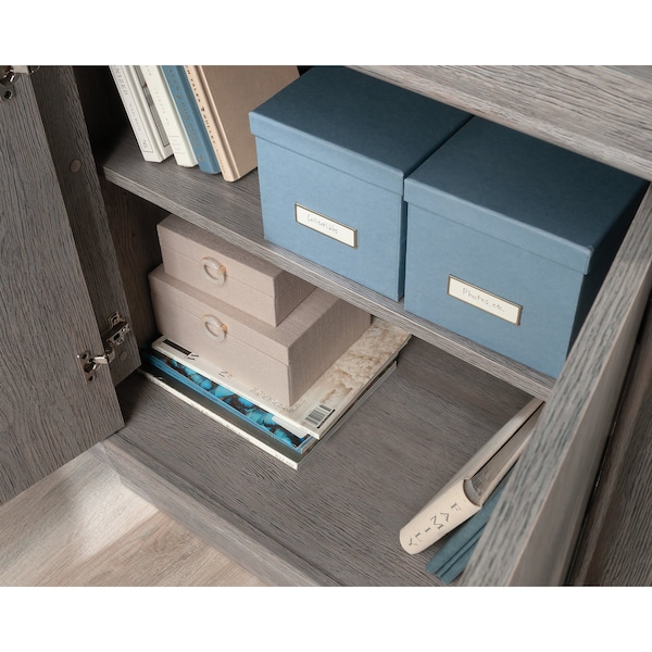 Sauder Hayes Garden Base Cabinet Ao , Hidden storage behind doors - 434777