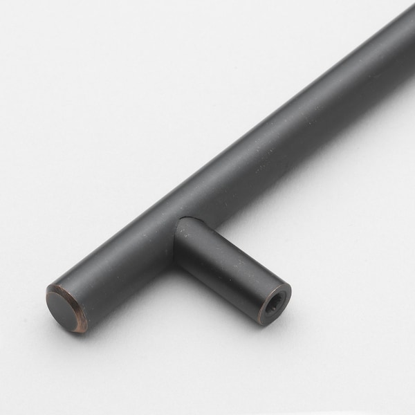 Gliderite Hardware 3 in. Center to Center Oil Rubbed Bronze Solid Steel Bar Pull - 5000-76-ORB, 5PK - 5000-76-ORB-5