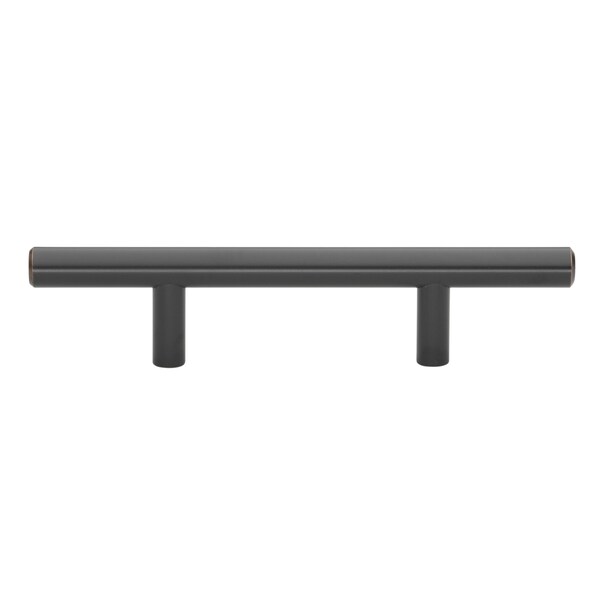 Gliderite Hardware 3 in. Center to Center Oil Rubbed Bronze Solid Steel Bar Pull - 5000-76-ORB, 5PK - 5000-76-ORB-5