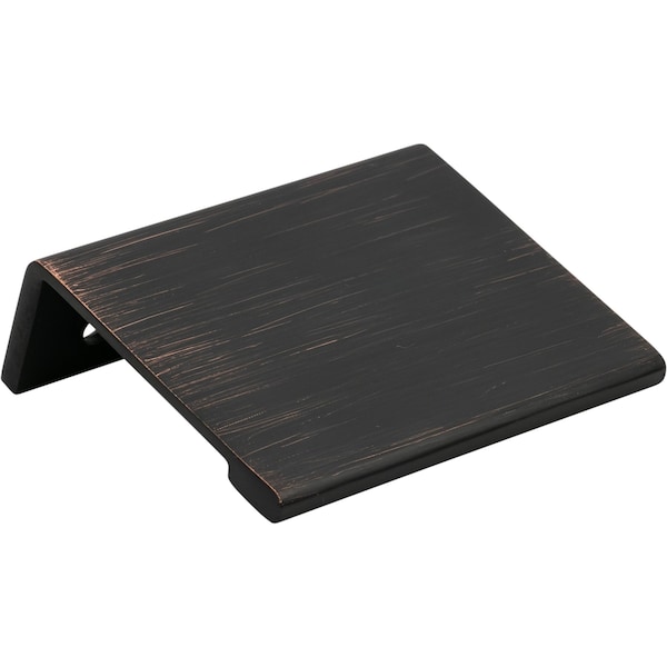 Designperfect 1-1/4'' Center-to-Center Cabinet Tab Pull, Brushed Oil Rubbed Bronze, 25PK - DPA25F421ORB