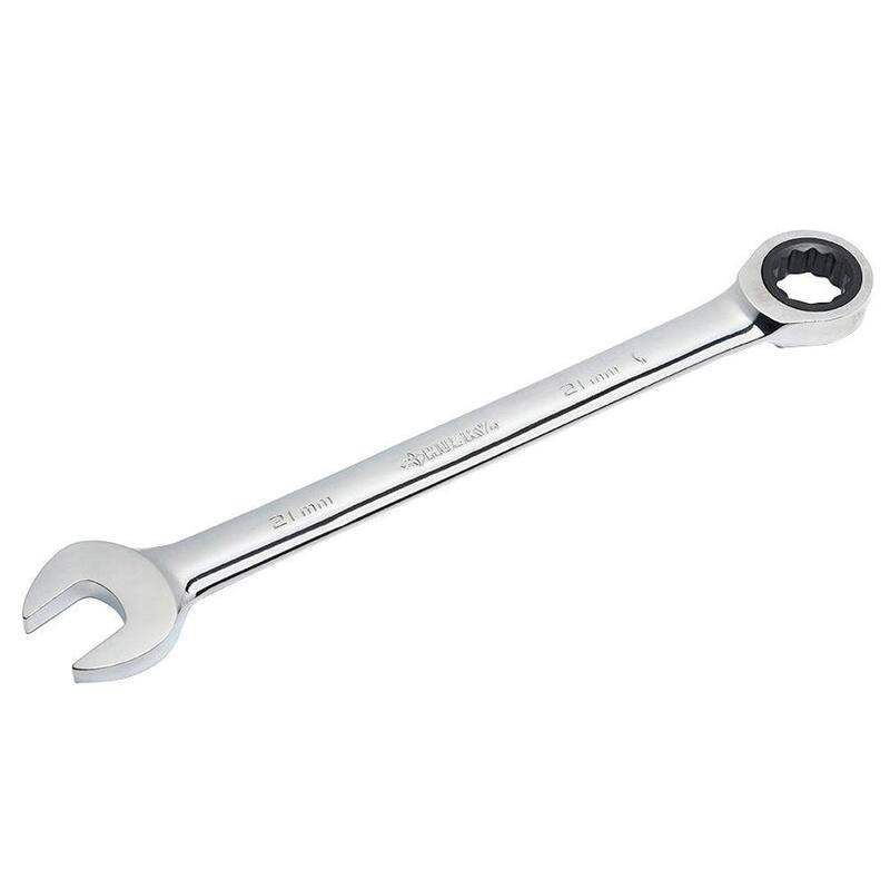 Husky 21 mm 12-Point Metric Ratcheting Combination Wrench - HRW21MM