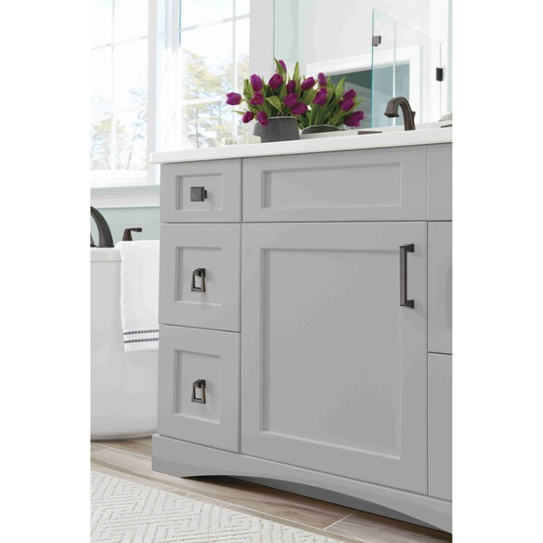 Amerock Blackrock 3-3/4 in 96 mm Center-to-Center Oil-Rubbed Bronze Cabinet Pull - BP55276ORB