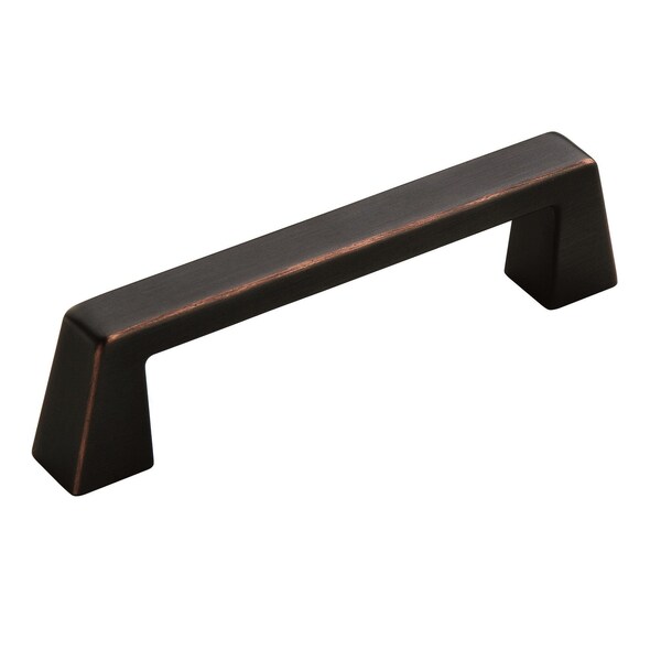 Amerock Blackrock 3-3/4 in 96 mm Center-to-Center Oil-Rubbed Bronze Cabinet Pull - BP55276ORB