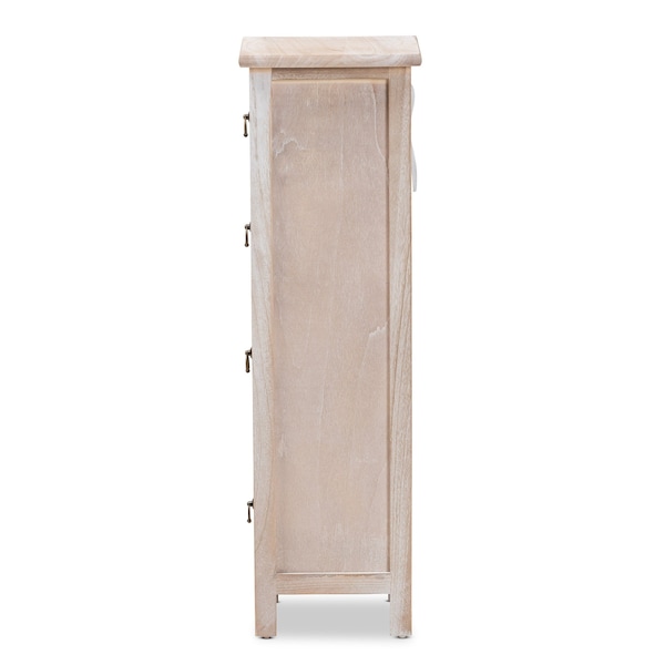 Baxton Studio Seanna Modern & Contemporary Multi-Colored Wood 4-Drawer Storage Unit - 202-12250