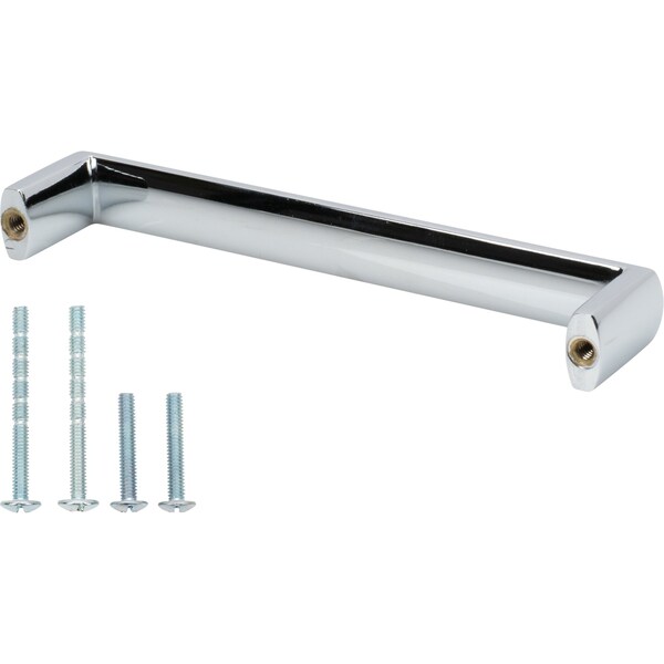 Designperfect 5-1/16'' Center-to-Center Handle Pull, Polished Chrome, 10PK - DPA10S444PC