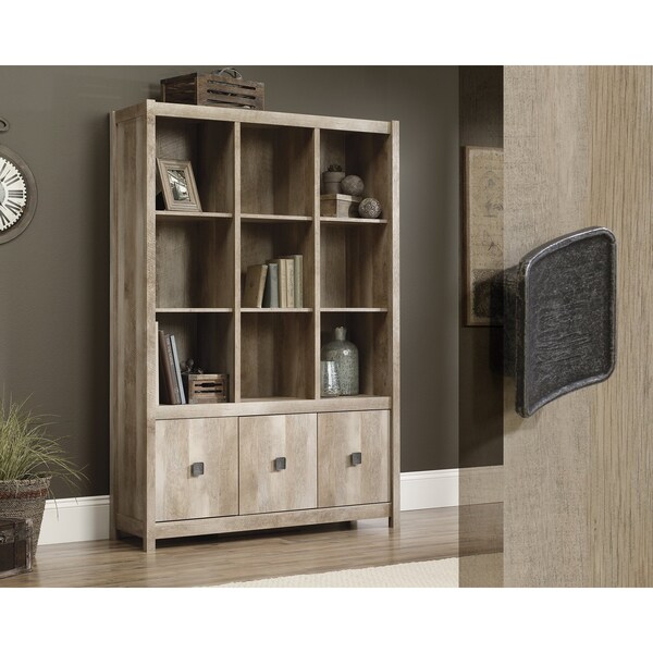 Sauder Cannery Bridge Storage Wall Lo A2 , Six adjustable shelves for flexible storage options - 416091