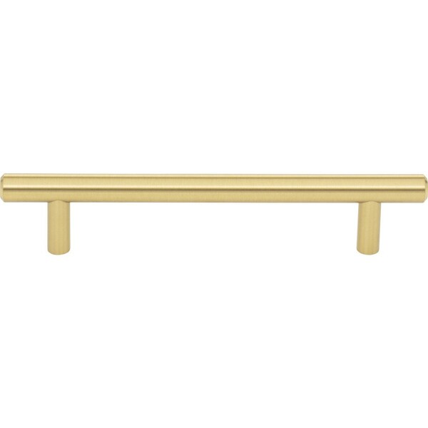 Elements By Hardware Resources 128 mm Center-to-Center Brushed Gold Naples Cabinet Bar Pull,  - 176BG-10