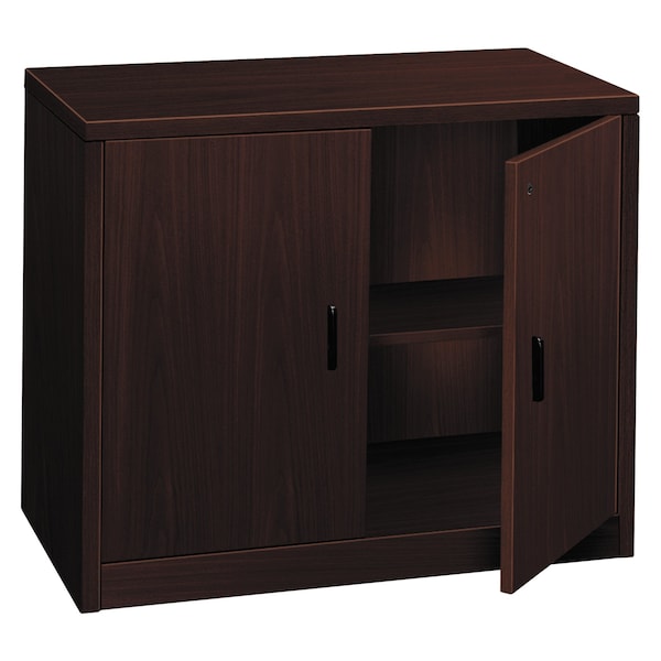 Hon Storage Cabinet w/Doors, 36w x 20d x 29-1/2h, Mahogany - H105291.NN