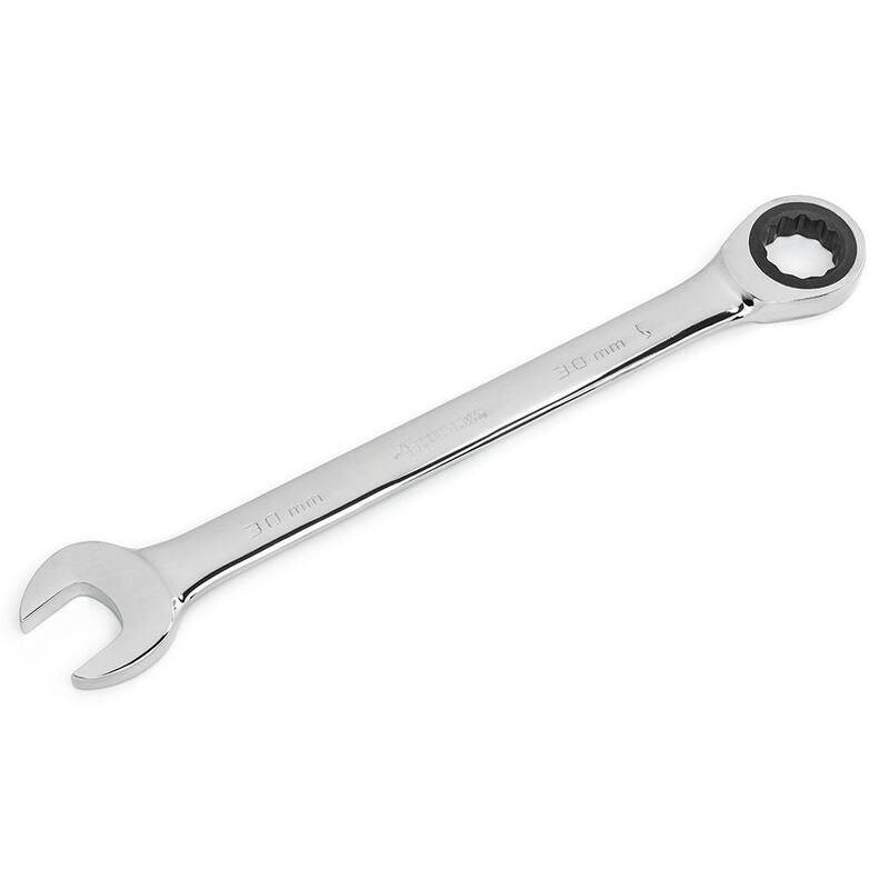 Husky 30 mm 12-Point Ratcheting Combination Wrench - HRW30MM