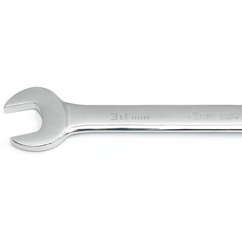 Husky 30 mm 12-Point Ratcheting Combination Wrench - HRW30MM