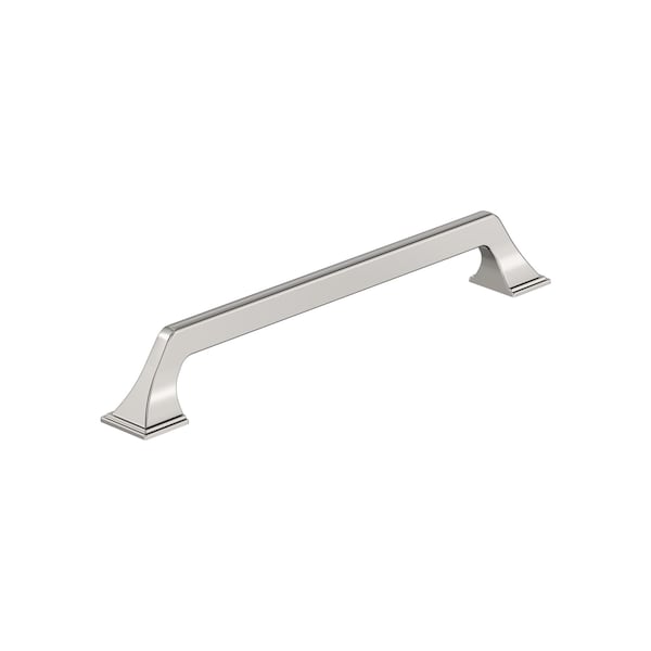 Amerock Exceed 7-9/16 inch 192mm Center-to-Center Polished Nickel Cabinet Pull - BP36922PN