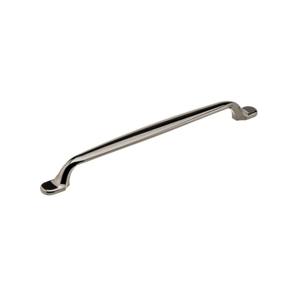 Richelieu 10 1/8 in (256 mm) Center-to-Center Black Nickel Traditional Drawer Pull - BP2377525691