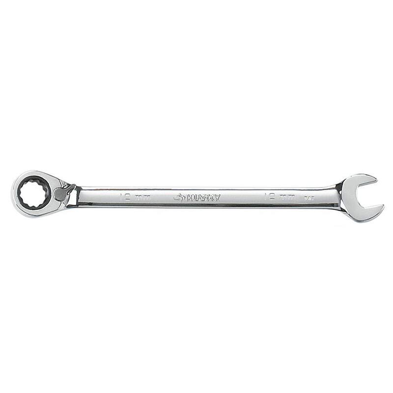 Husky 10 mm Reversible Ratcheting Combination Wrench - HRRW10MM
