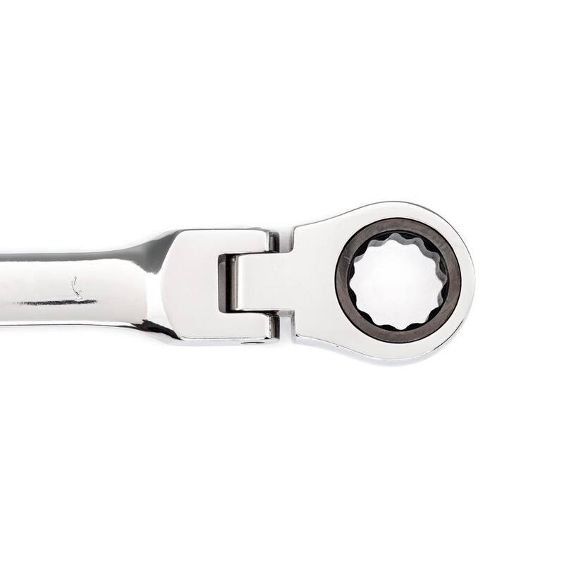 Husky 7/16 in. Flex Head Ratcheting Combination Wrench - HFRW716