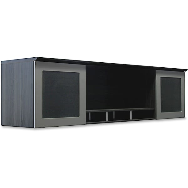 Mayline Desktop Hutch Cabinet, Medina, 63", Gry Stl - MNH63LGS