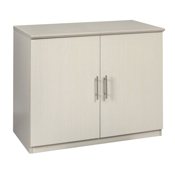 Mayline Storage Cabinet, w/2 Wood Doors, Sea Salt - MSCTSS