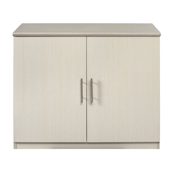 Mayline Storage Cabinet, w/2 Wood Doors, Sea Salt - MSCTSS
